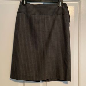 Theory pin stripe pencil skirt